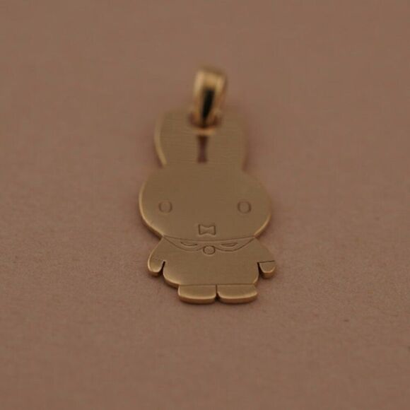 14k Solid Gold Rabbit Charm | Everyday Jewelry | Fine Jewelry | - Picture 10 of 10